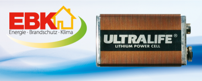 Ultralife 9V Lithium-Block-Batterie